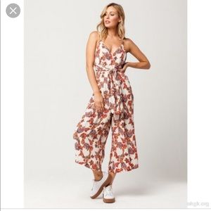 FREE PEOPLE | Hot Tropics Button Down Jumpsuit
